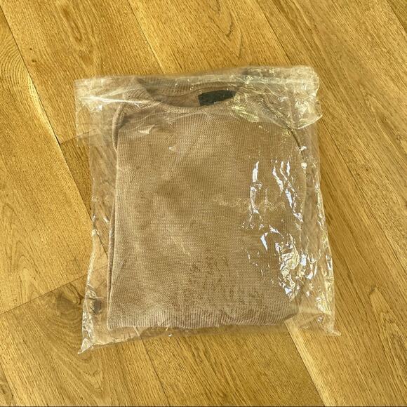 Rose In Good Faith Rugby Knit Sweater in Camel - Picture 8 of 11